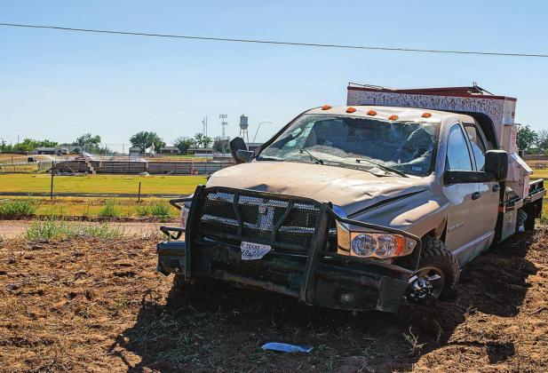 Law enforcement investigated a vehicle accident on Saturday that took the driver on a quarter-mile ride across Rotan ISD sports fields, causing significant damage to multiple fences and school grounds before getting stuck in the neighboring field.