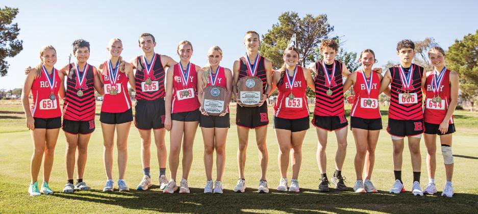 Roby Lion Cross Country take home District 15 Championships