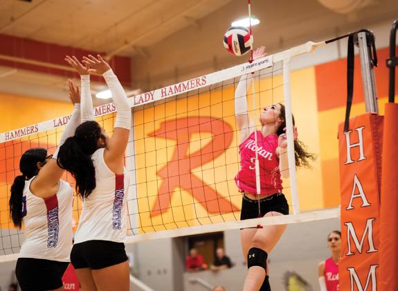 Lady Hammers drop 2nd district match to Houndettes