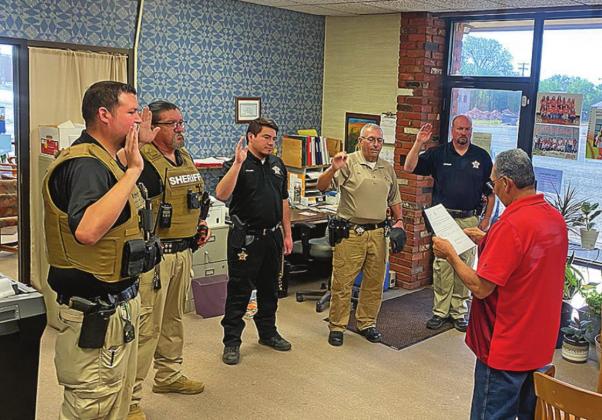 Fisher cities swear in county deputies as marshals