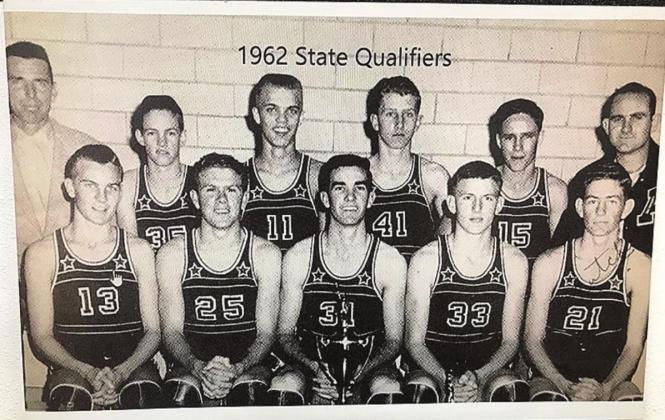1961-62 Boys Basketball Team Roster Dickie Hill 13, John Ray Godfrey 31, Quinten Featherston 35, Dwayne Lawrence 25, James Parker 21, Sonny King 33, Billy Lackey 11, David Frazier 41, Donny Lawrence 15