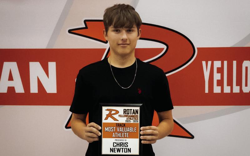 Boys Track MVP Chris Newton