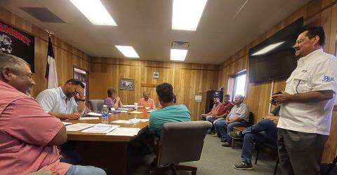 James Flores with Republic Waste Service said even though there have been bumps along the road, it was been a pleasure serving the citizens of Aspermont during the past two years. The contract with Republic sunsets on Sept. 30 at midnight.