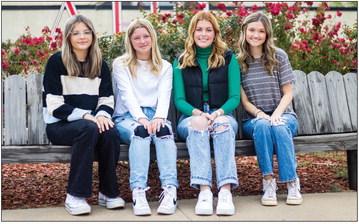 Freshman-Aubrye Conoly, Sophomore- Kenzy Blankenship, Junior-Georgia Fraser, Senior-Hadley McLaury were announced at the end of last week as this year's Aspmeront ISD's Homecoming Queen Nominees. Winner will be announced before the 7:30 pm kick off against the Rule Bobcats this Friday night. (PHOTO BY MARK MARTINEZ)