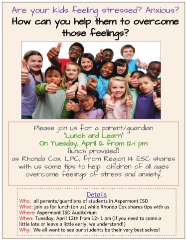 AISD to host “Lunch and Learn”