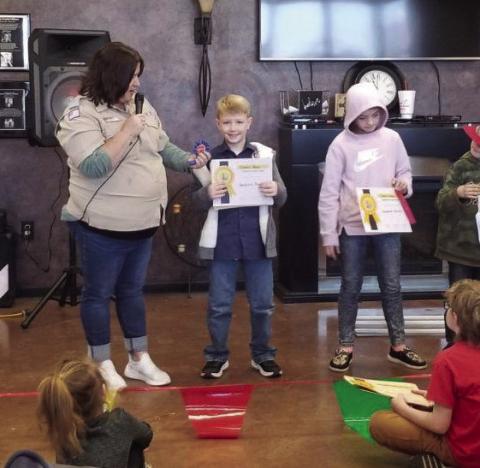 Fisher County Cub Scout Pack 175 Races in Local and District Pinewood Derby