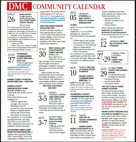 Calendar July 24, 2026 Edition