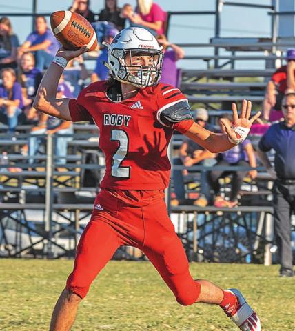 Lion Josh Adames looks for an open man downfield in Friday's loss to Benjamin. PHOTO BY TRICIA HURT