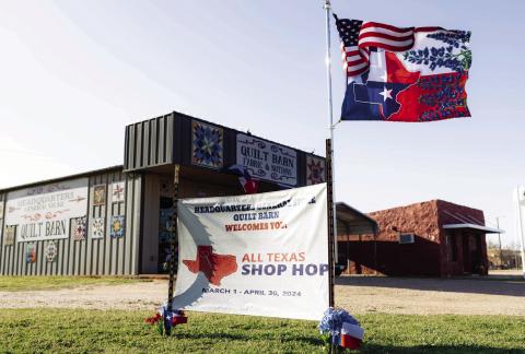 STITCHING THEIR WAY ACROSS TEXAS