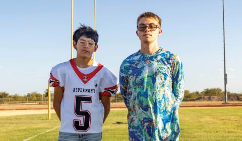 Adam Benavides &amp; Braydon Blankenship. Photo by: Mark Martinez