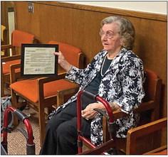 The Stonewall County Commissioners presented a proclamation late last month, declaring June 26 as Dorthey Dickerson Day in Stonewall. “I can say one thing,” said Dickerson, a one-time courthouse employee, “and I have enjoyed all 20 years of being here with all y’all. It has been a pleasure.” Stonewall County Judge Ronnie Moorhead said one of the things he misses the most is that Dickerson was one of the only people who would share morning coffee with him.