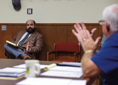 Jake Lederle, partner at Wetsel &amp; Lederle lends his expertise to Stonewall County Commissioners ahead of negotiations with solar energy companies looking to develop in the county.