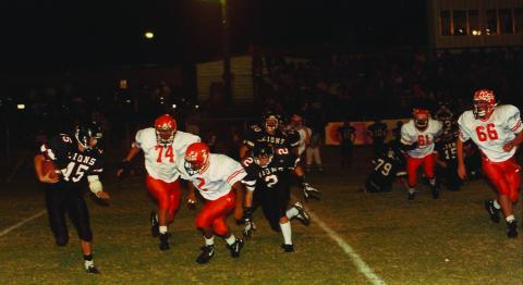 ROBY VS ROTAN football game photo pulled from the archives. We believe this game was played in the late 90's.