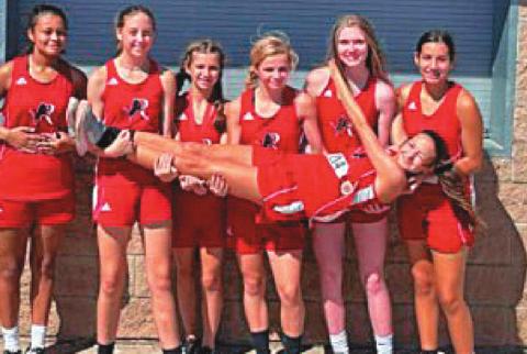 L-R: Joselynn Williams, Hope Garmer, Lilly Benson, Chasity Benson, Callie Humphrey, Ivy Espinoza, Hailee Garmer.