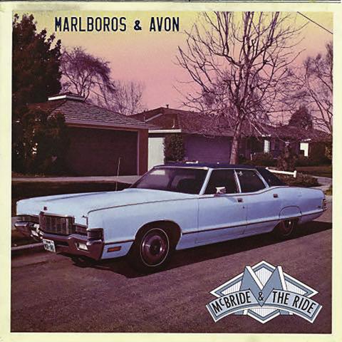 Cover art for McBride &amp; The Ride's first come back single Marlboros &amp; Avon features a blue Mercury Marquis that is mentioned through out the song like the one Harris's dad, Wayne drove in the 1970's.