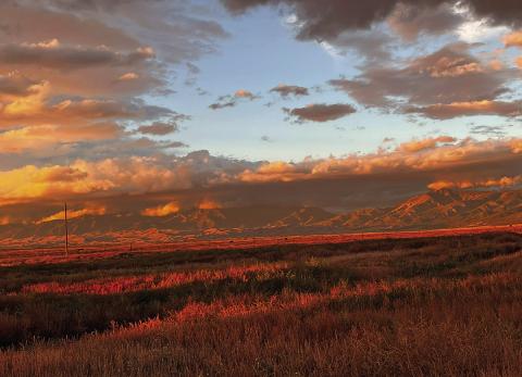 A stunning sunset (no filter!) over the most unique of places, the Great Sand Dunes National Park and Preserve, Mosca, Colorado (From James Decker's Facebook page)