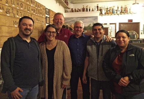 Special Guests of the Fisher County Historical Commission included Matt DesAutels, Shanna Jones, Brian Massey, Zvi Randelman, Edward Flores, and Merced Cano.