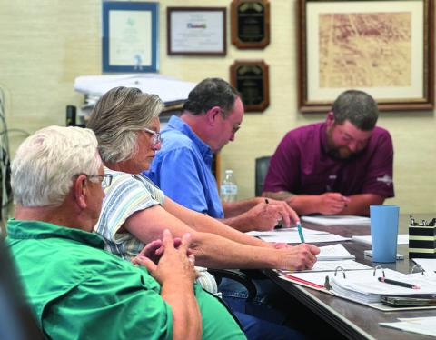 Rotan City Council members consider the cost of providing services amidst rising prices and decreased revenues.