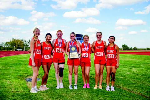 Lady Lion Cross Country Team (Left) &amp; Roby Junior Camden Lummus (Below) both qualified for the State Meet.
