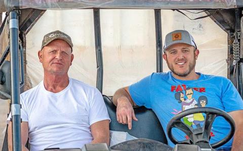 Michael Green, and his son, Michael Green