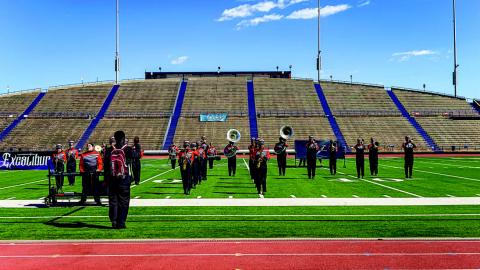 Yellowhammer Marching Band performs at Regional Contest