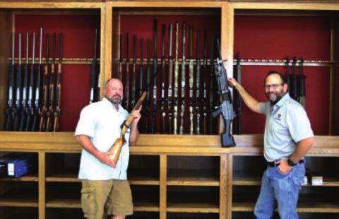 Store Manger, Allen Hill (Pictured left) and Silencia Outdoors and Big Country Outfitters Owner, Chris Allen (Courtesy Photo)