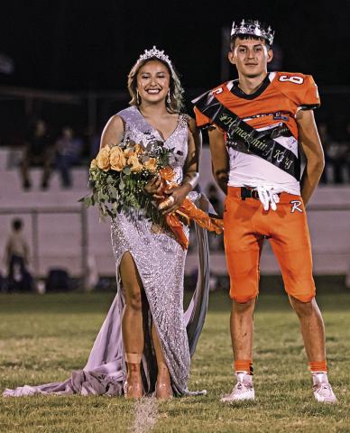 Shyanne Gaspar &amp; Jose Garza were crowned last Friday night during the Homecoming football game halftime show PHOTO BY MARK MARTINEZ