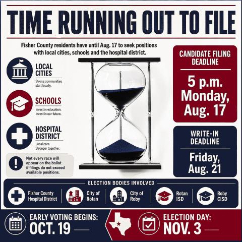 TIME RUNNING OUT TO FILE