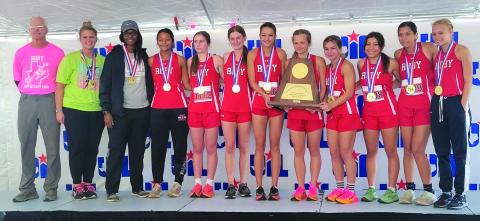 Lady Lion XC claims 1A State Title