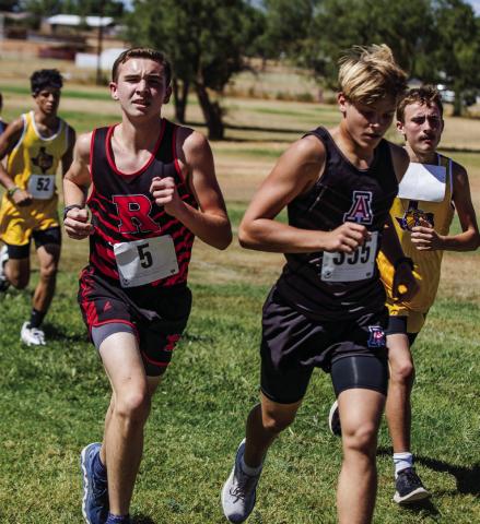 Roby's Adler Pasley (Left) &amp; Aspermont's Payce Potts (Right)