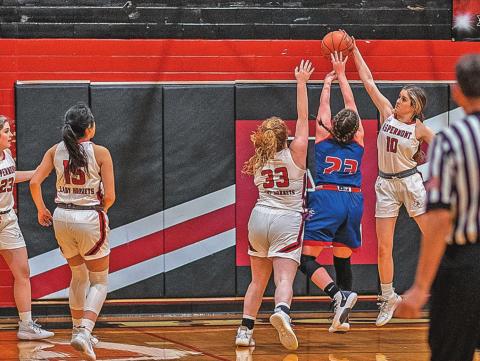 Lady Hornets shut down Lady Greyhounds 92-14