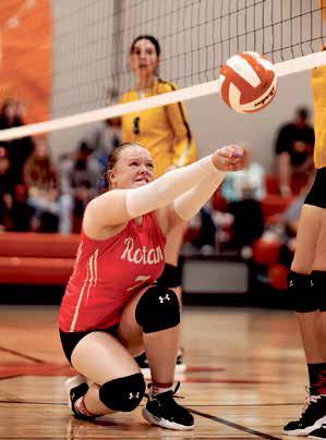 Lady Hammers finish regular season with 3-0 win over Loraine