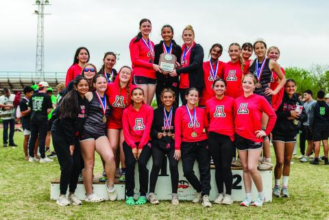 District 15 Runners Up Aspermont Lady Hornets. PHOTO BY: MARK MARTINEZ