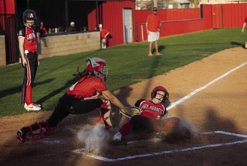 Lady Hornet softball falls 11-1 against Anson