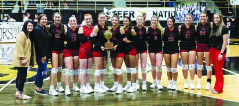 Aspermont Volleyball finishes season as Area Champions