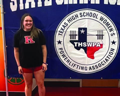 Roby's Calie Hernandez competes at THSWPA Championsips