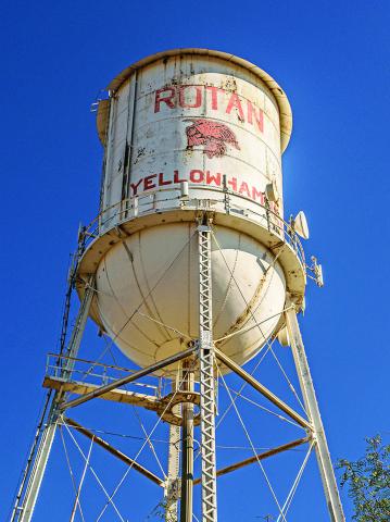 The City of Rotan's south tower was constructed in the 1920's and is in a significant state of disrepair.