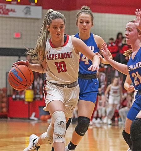 Athletes selected to the Texas Girls Coaches Association Conf. 1A All-State Basketball Team