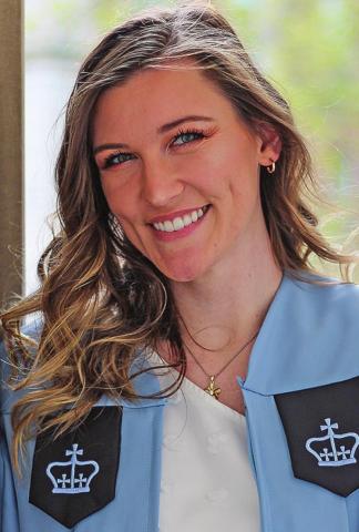AISD valedictorian graduates with master's from Columbia University