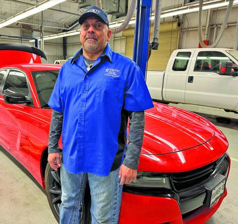: Jose Chavira, a TSTC Automotive Technology student, said he wants to help the less fortunate own their own vehicle.