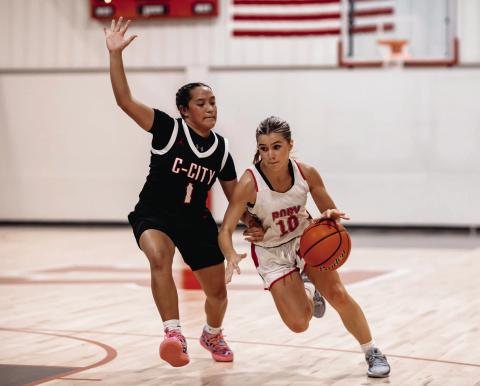 Lady Lions win nail biter against C-City 35-33