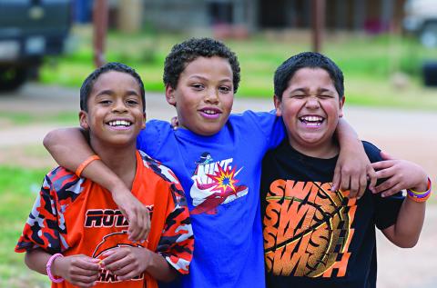 Zechariah Martinez, Kannon Brouillette, Eddie Solis - Thankful for God, Family, our home, football... Everything really. I think that’s all. PHOTO BY JEFF HURT