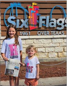 Nomadic Newspaper heads to Six Flags of Texas!