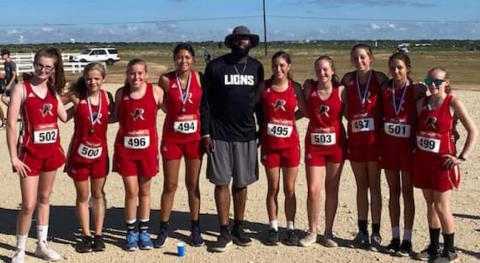 Pictured l to r: Taylor Jefferys, Chasity Benson, Taylor Moore, Hilda Gutierrez, Coach Kenin Brooks, Laurn La Coste, Abigal Elrod, Hope Garmer, Kailee Garmer, Zena Hargrove (photo by Ashley Elrod)