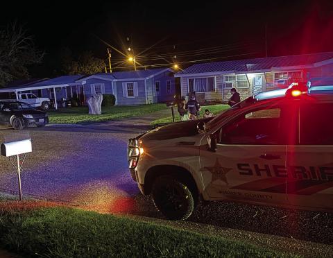 Fisher County Deputies investigate the events that led to shots being fired at a Rotan residence late Saturday night.