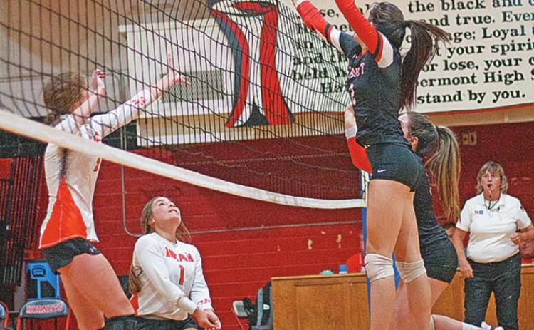 Lady Hornets earn two district victories