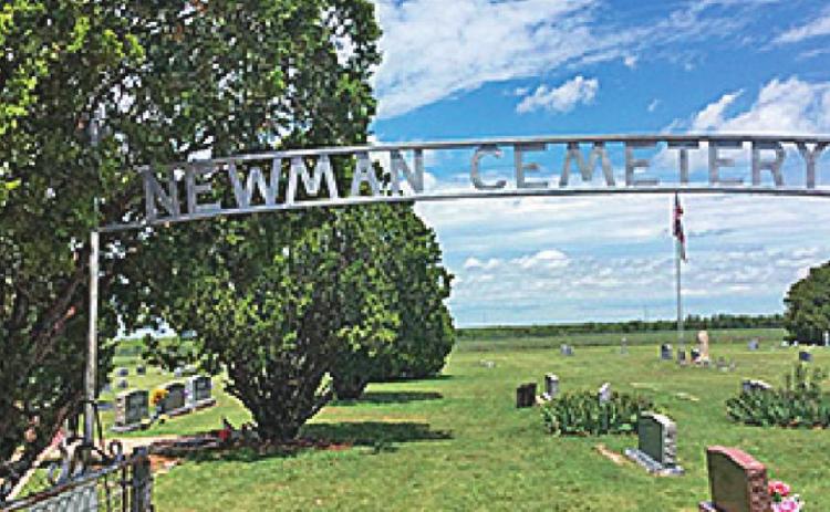 Annual Newman Cemetery Association Meeting schedule for June 5th