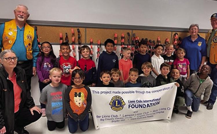 Roby Lions Club Conducts Vision Screening at Local Schools