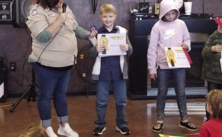 Fisher County Cub Scout Pack 175 Races in Local and District Pinewood Derby