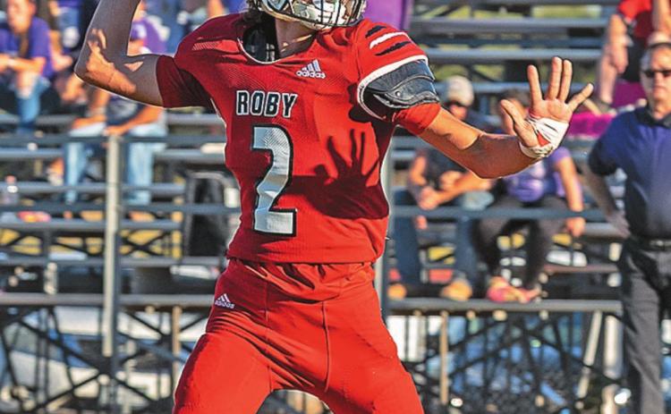 Lion Josh Adames looks for an open man downfield in Friday's loss to Benjamin. PHOTO BY TRICIA HURT